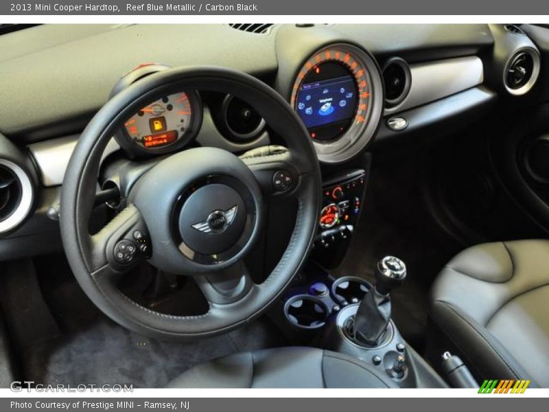 Reef Blue Metallic / Carbon Black 2013 Mini Cooper Hardtop