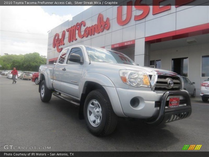Silver Streak Mica / Graphite 2010 Toyota Tacoma PreRunner Access Cab