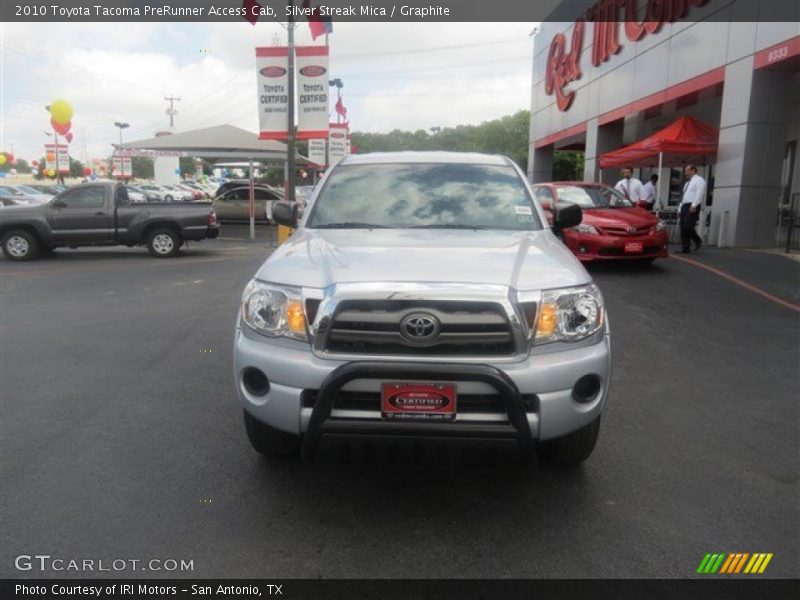 Silver Streak Mica / Graphite 2010 Toyota Tacoma PreRunner Access Cab