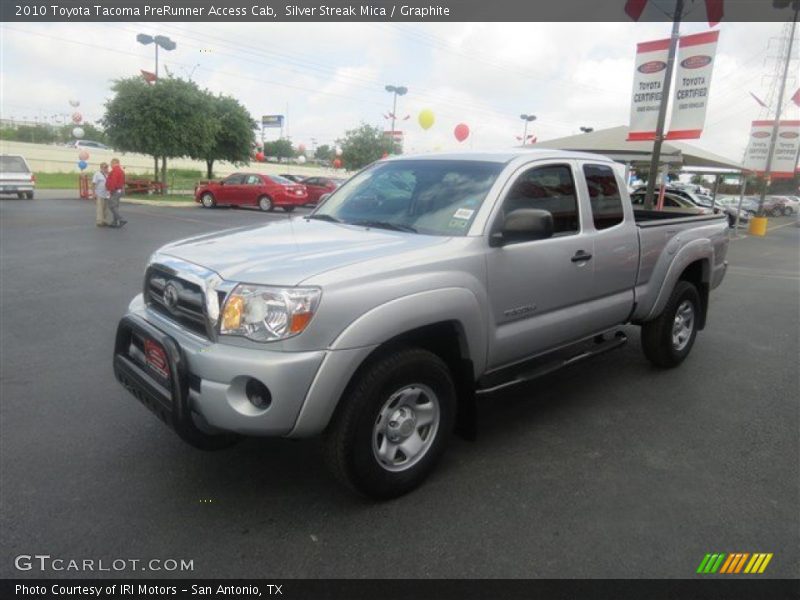Silver Streak Mica / Graphite 2010 Toyota Tacoma PreRunner Access Cab