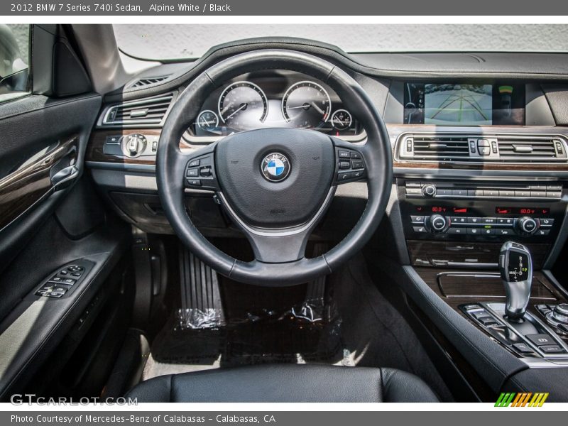 Dashboard of 2012 7 Series 740i Sedan