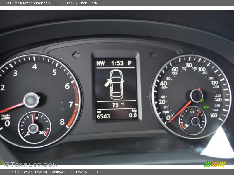 Black / Titan Black 2013 Volkswagen Passat 2.5L SEL