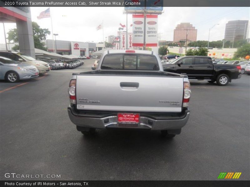 Silver Streak Mica / Graphite 2010 Toyota Tacoma PreRunner Access Cab
