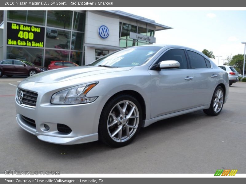 Radiant Silver / Charcoal 2010 Nissan Maxima 3.5 SV Sport
