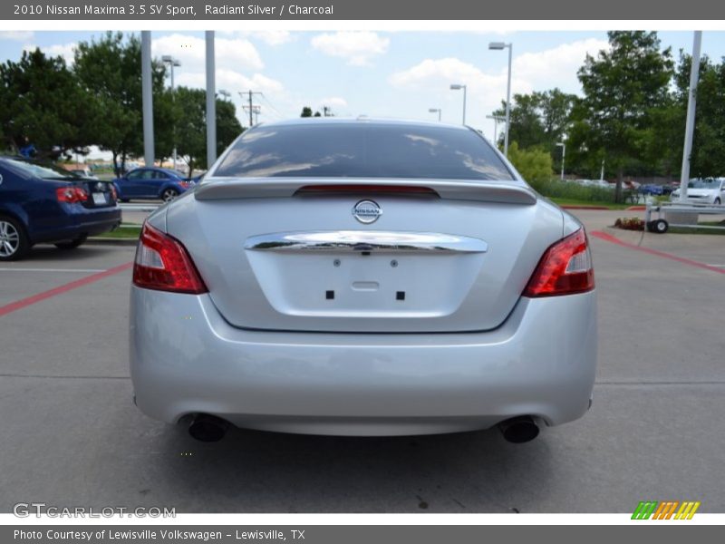 Radiant Silver / Charcoal 2010 Nissan Maxima 3.5 SV Sport
