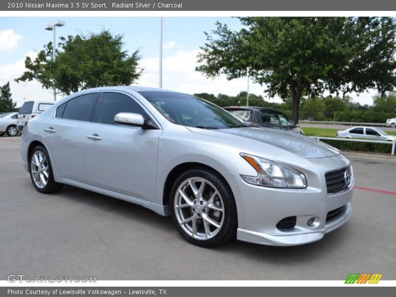 Radiant Silver / Charcoal 2010 Nissan Maxima 3.5 SV Sport