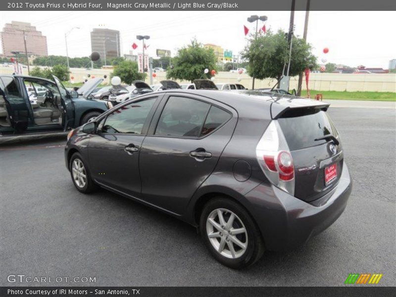 Magnetic Gray Metallic / Light Blue Gray/Black 2012 Toyota Prius c Hybrid Four