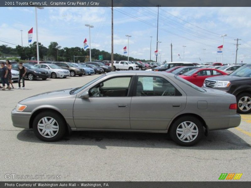 Graphite Gray Pearl / Gray 2001 Toyota Camry LE