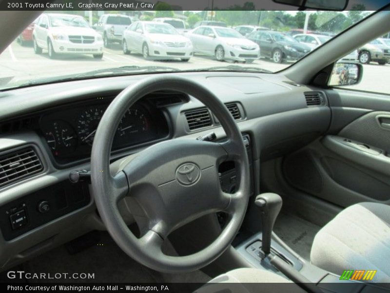 Graphite Gray Pearl / Gray 2001 Toyota Camry LE
