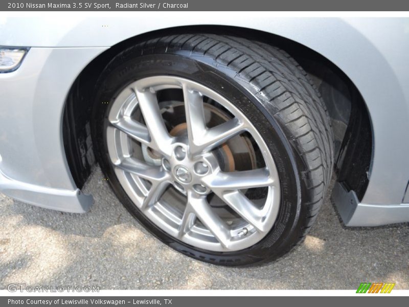 Radiant Silver / Charcoal 2010 Nissan Maxima 3.5 SV Sport