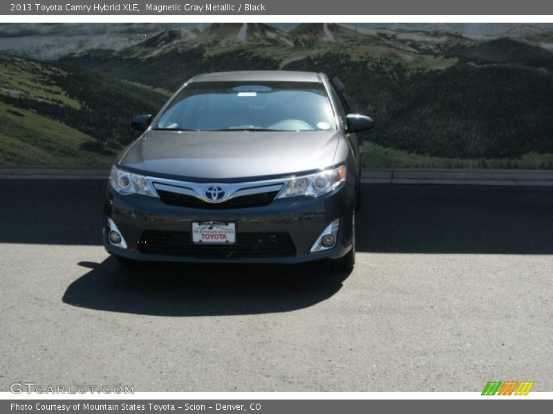 Magnetic Gray Metallic / Black 2013 Toyota Camry Hybrid XLE