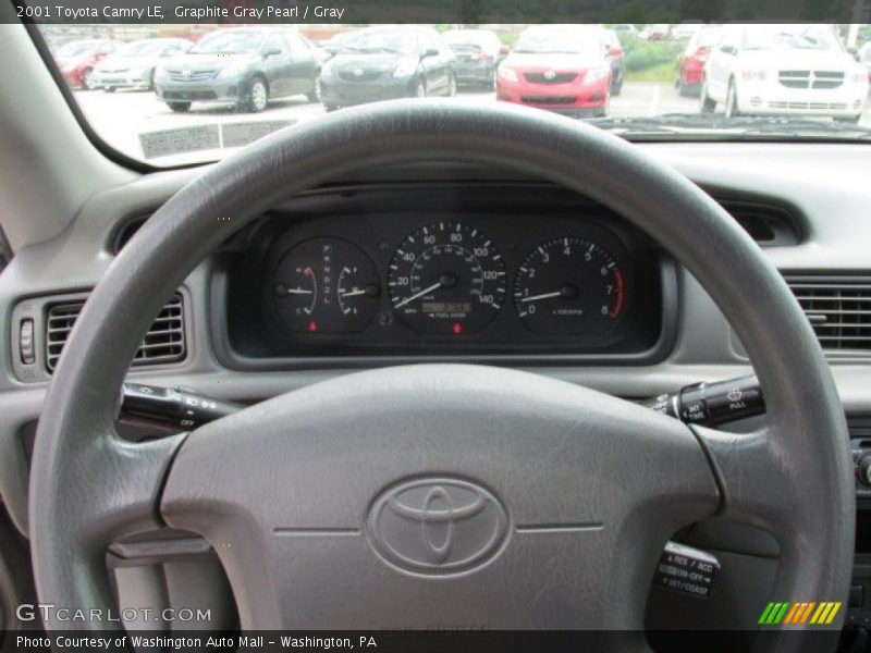 Graphite Gray Pearl / Gray 2001 Toyota Camry LE