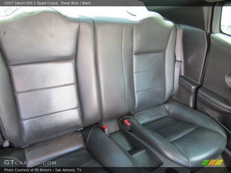 Deep Blue / Black 2007 Saturn ION 3 Quad Coupe