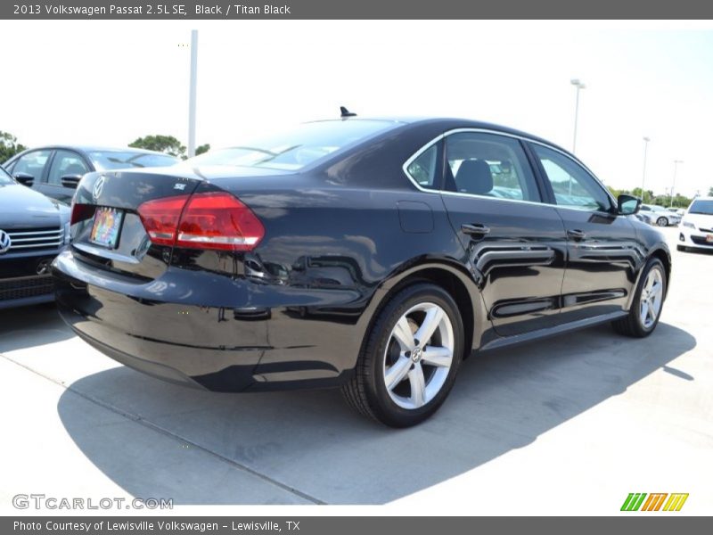 Black / Titan Black 2013 Volkswagen Passat 2.5L SE
