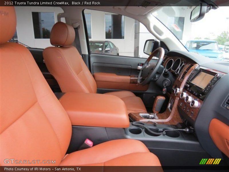 Front Seat of 2012 Tundra Limited CrewMax