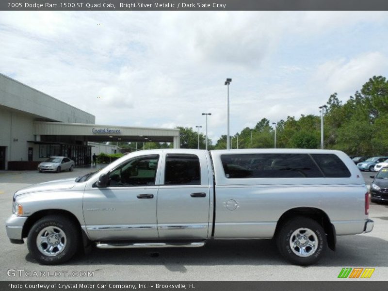 Bright Silver Metallic / Dark Slate Gray 2005 Dodge Ram 1500 ST Quad Cab