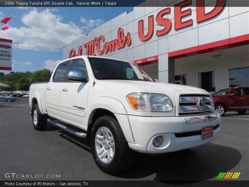 Natural White / Taupe 2006 Toyota Tundra SR5 Double Cab