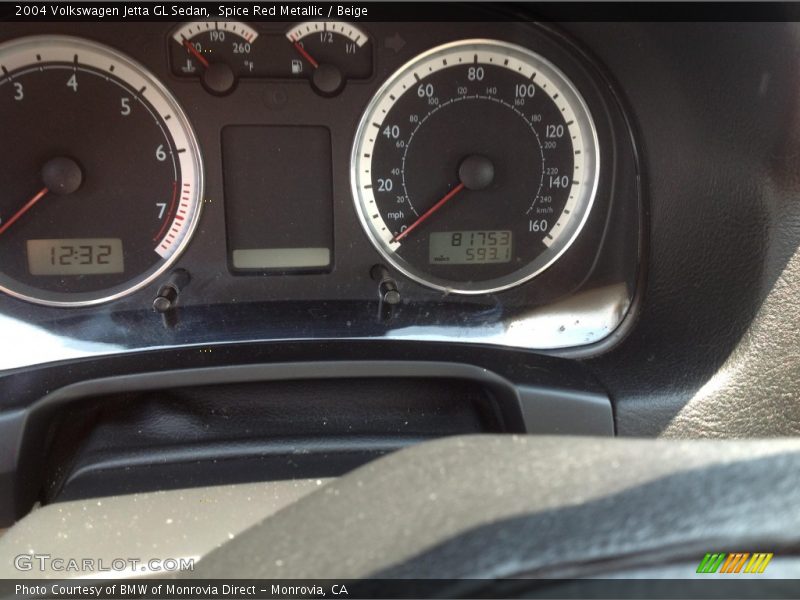 Spice Red Metallic / Beige 2004 Volkswagen Jetta GL Sedan