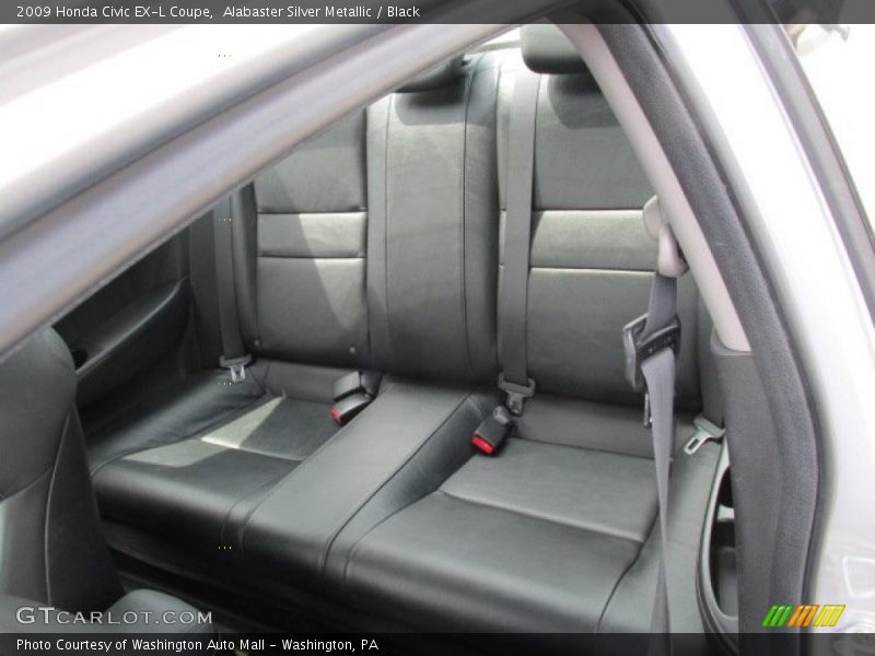 Alabaster Silver Metallic / Black 2009 Honda Civic EX-L Coupe