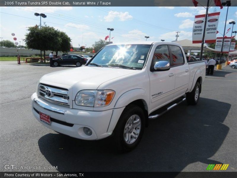 Natural White / Taupe 2006 Toyota Tundra SR5 Double Cab