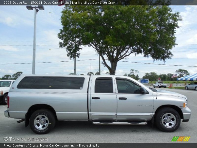 Bright Silver Metallic / Dark Slate Gray 2005 Dodge Ram 1500 ST Quad Cab