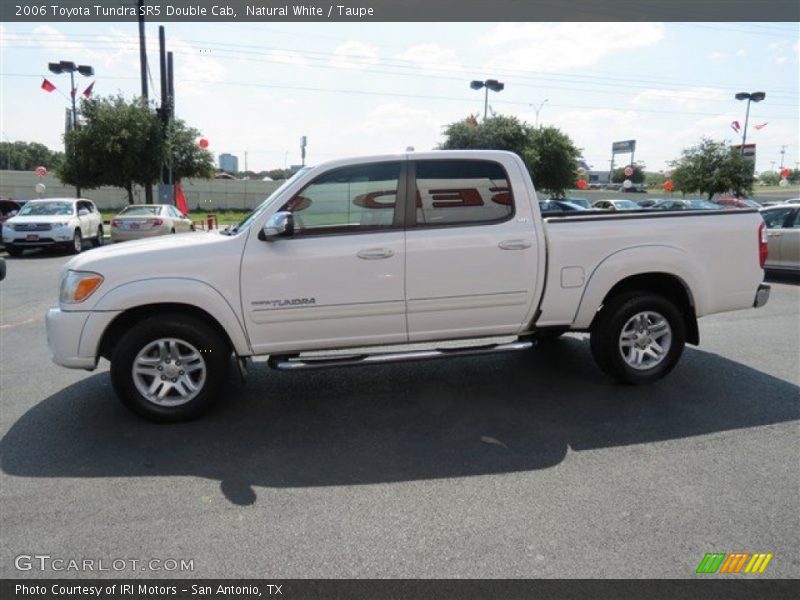 Natural White / Taupe 2006 Toyota Tundra SR5 Double Cab