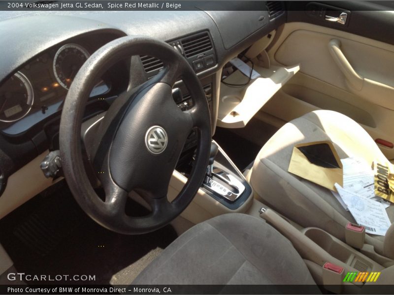 Spice Red Metallic / Beige 2004 Volkswagen Jetta GL Sedan