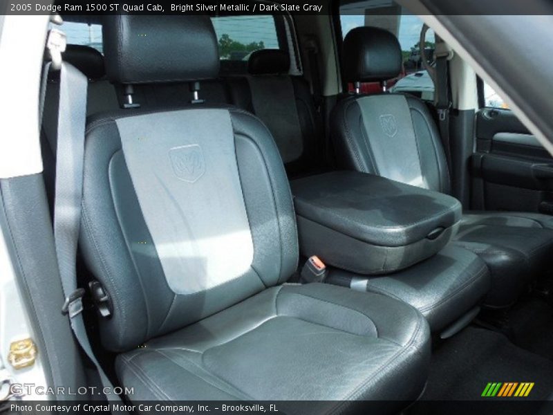 Bright Silver Metallic / Dark Slate Gray 2005 Dodge Ram 1500 ST Quad Cab