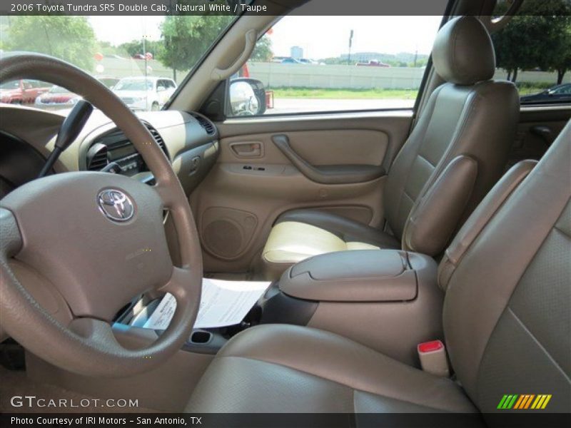 Natural White / Taupe 2006 Toyota Tundra SR5 Double Cab
