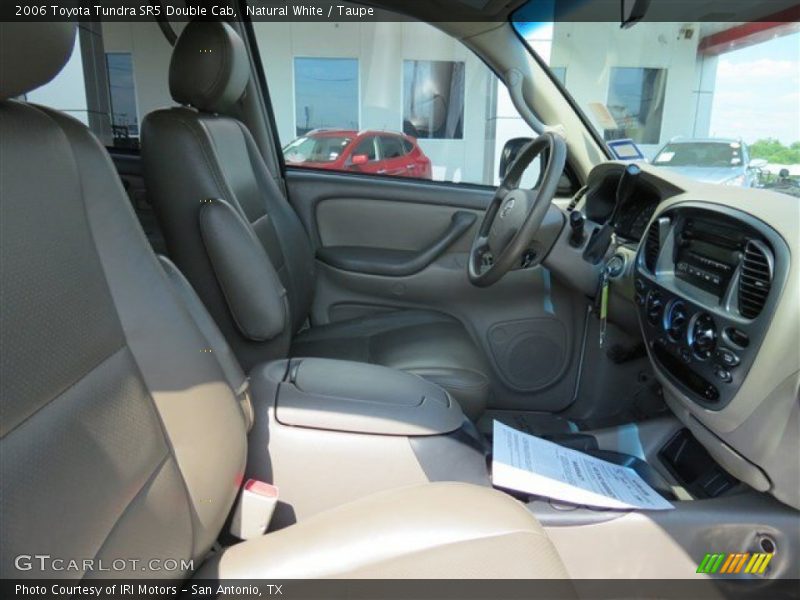 Natural White / Taupe 2006 Toyota Tundra SR5 Double Cab