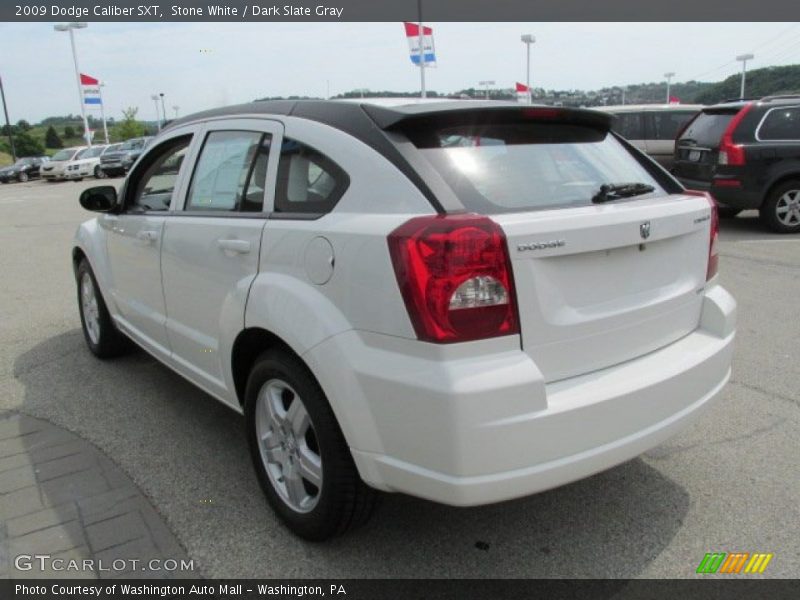 Stone White / Dark Slate Gray 2009 Dodge Caliber SXT