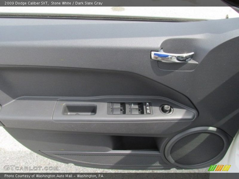 Stone White / Dark Slate Gray 2009 Dodge Caliber SXT