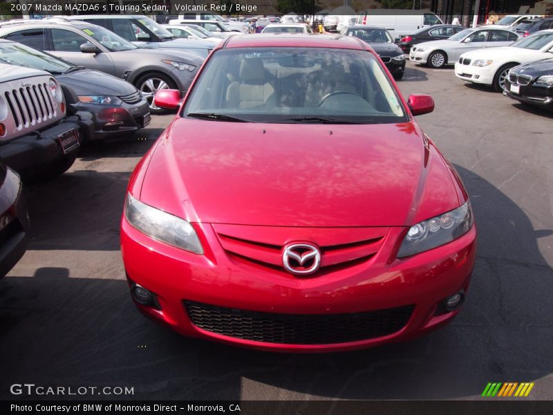 Volcanic Red / Beige 2007 Mazda MAZDA6 s Touring Sedan