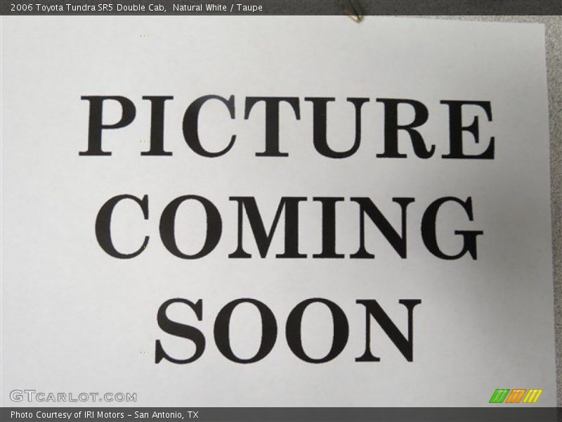 Natural White / Taupe 2006 Toyota Tundra SR5 Double Cab