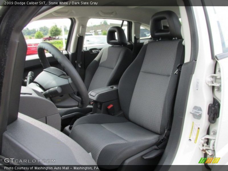 Stone White / Dark Slate Gray 2009 Dodge Caliber SXT