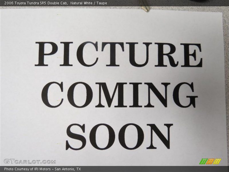 Natural White / Taupe 2006 Toyota Tundra SR5 Double Cab