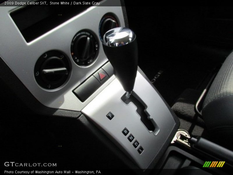Stone White / Dark Slate Gray 2009 Dodge Caliber SXT