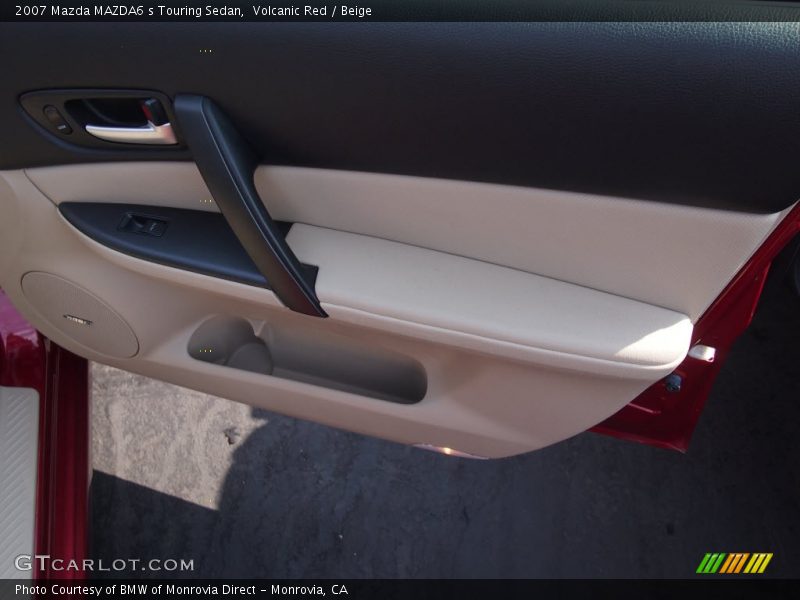 Volcanic Red / Beige 2007 Mazda MAZDA6 s Touring Sedan
