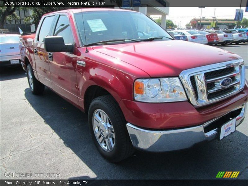Redfire Metallic / Tan 2008 Ford F150 XLT SuperCrew