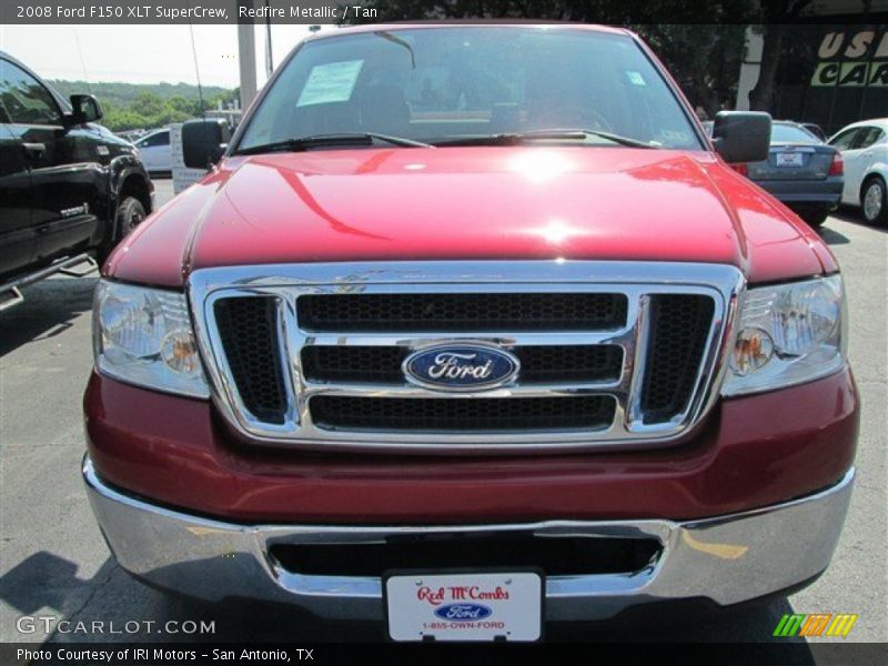 Redfire Metallic / Tan 2008 Ford F150 XLT SuperCrew