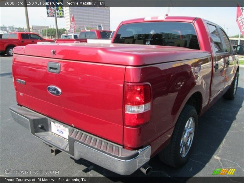 Redfire Metallic / Tan 2008 Ford F150 XLT SuperCrew