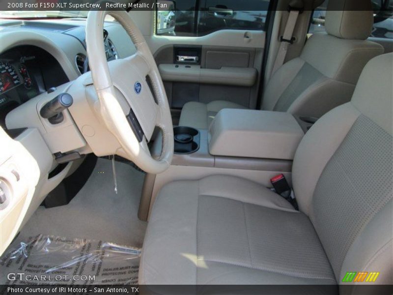 Redfire Metallic / Tan 2008 Ford F150 XLT SuperCrew
