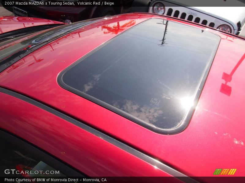 Volcanic Red / Beige 2007 Mazda MAZDA6 s Touring Sedan