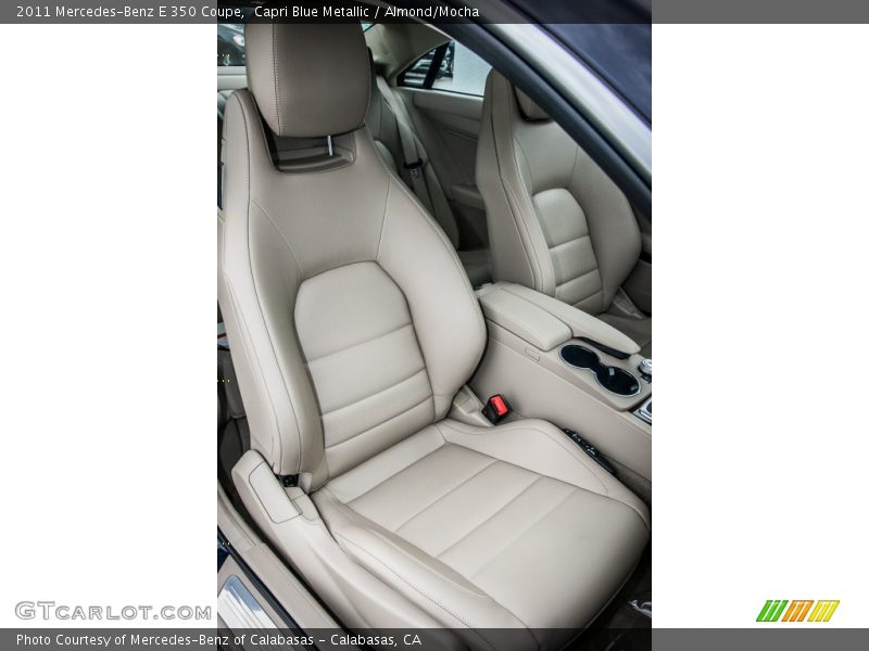 Capri Blue Metallic / Almond/Mocha 2011 Mercedes-Benz E 350 Coupe