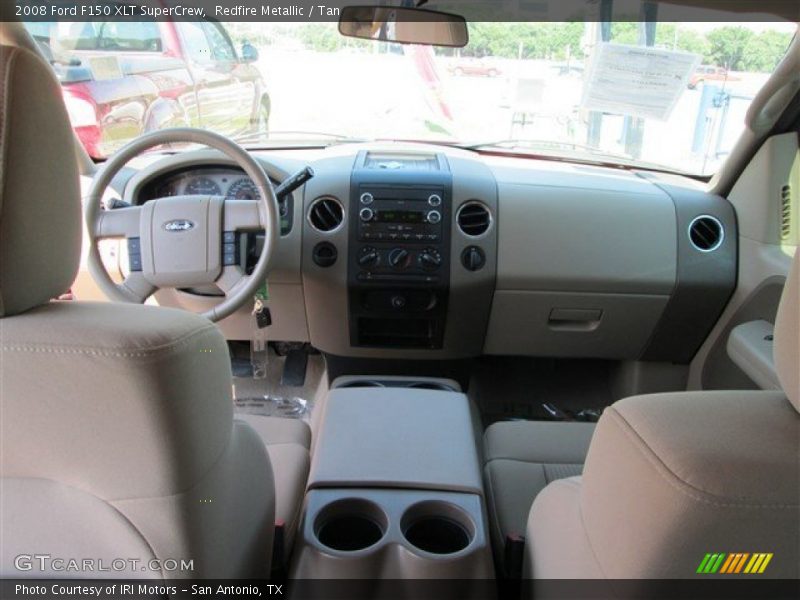 Redfire Metallic / Tan 2008 Ford F150 XLT SuperCrew