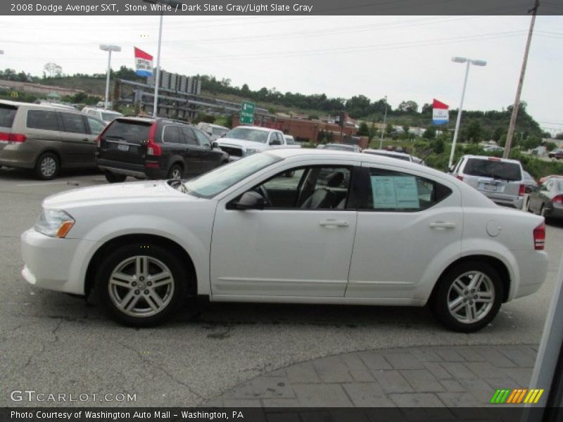 Stone White / Dark Slate Gray/Light Slate Gray 2008 Dodge Avenger SXT