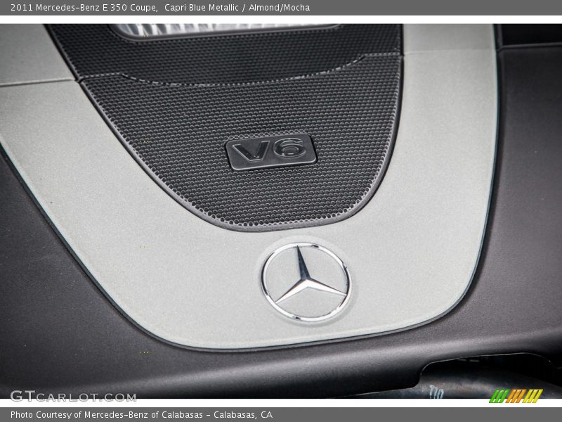Capri Blue Metallic / Almond/Mocha 2011 Mercedes-Benz E 350 Coupe
