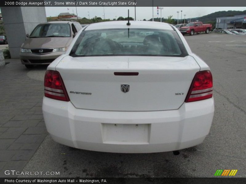 Stone White / Dark Slate Gray/Light Slate Gray 2008 Dodge Avenger SXT