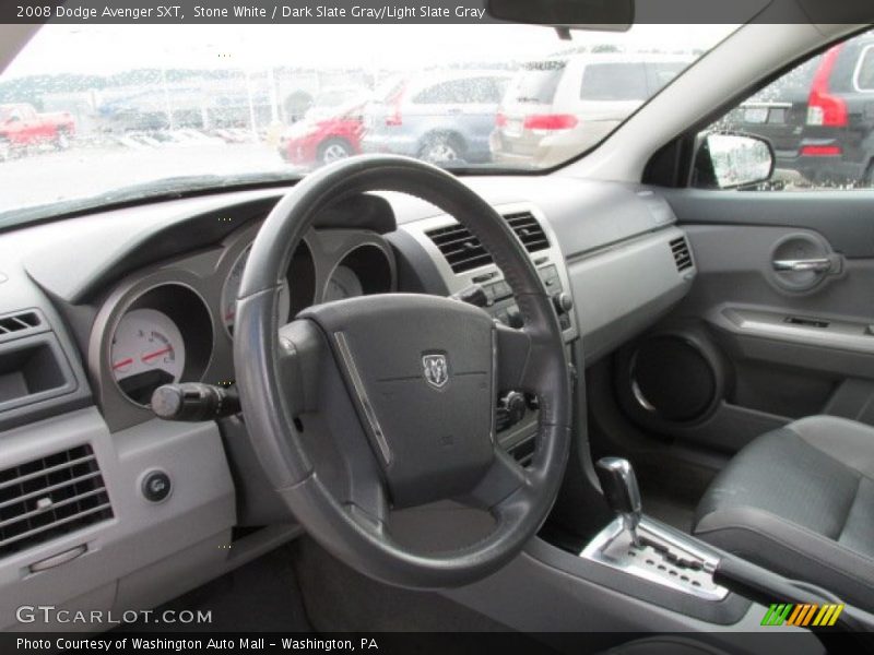 Stone White / Dark Slate Gray/Light Slate Gray 2008 Dodge Avenger SXT
