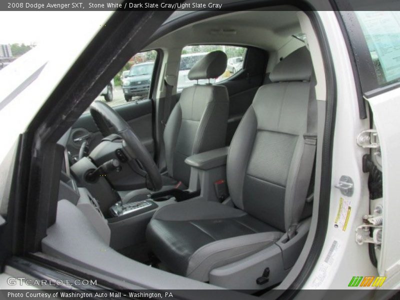 Stone White / Dark Slate Gray/Light Slate Gray 2008 Dodge Avenger SXT